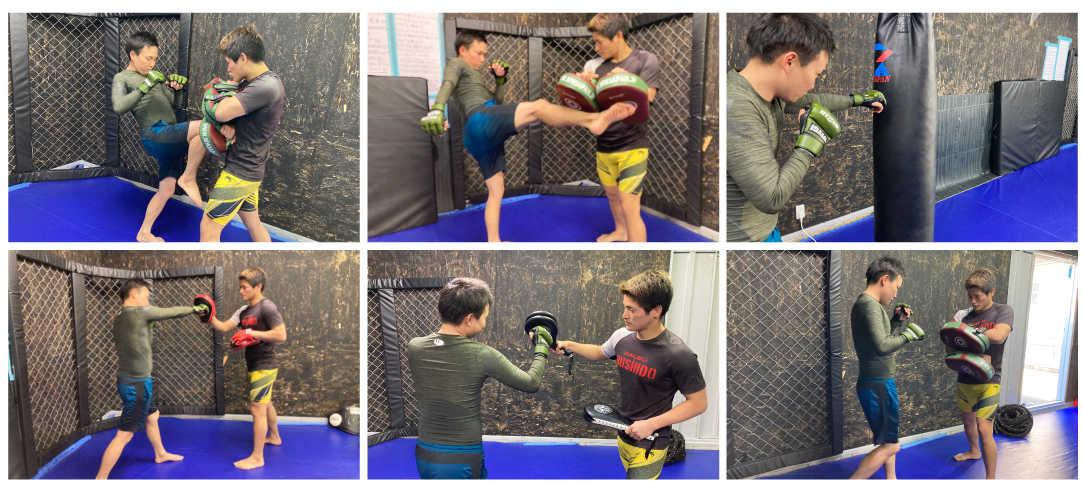 ミット打ち画像6枚